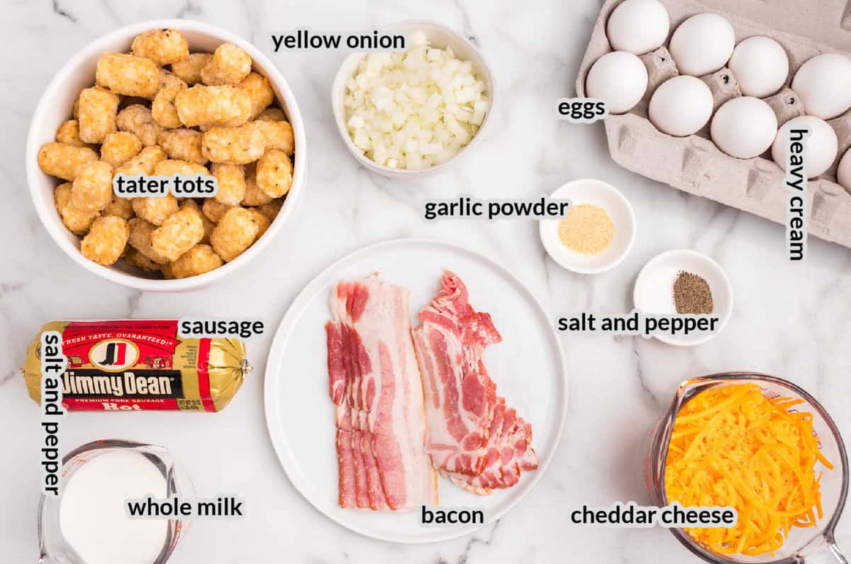 Tater Tot Breakfast Casserole