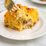 Tater Tot Breakfast Casserole Square Image