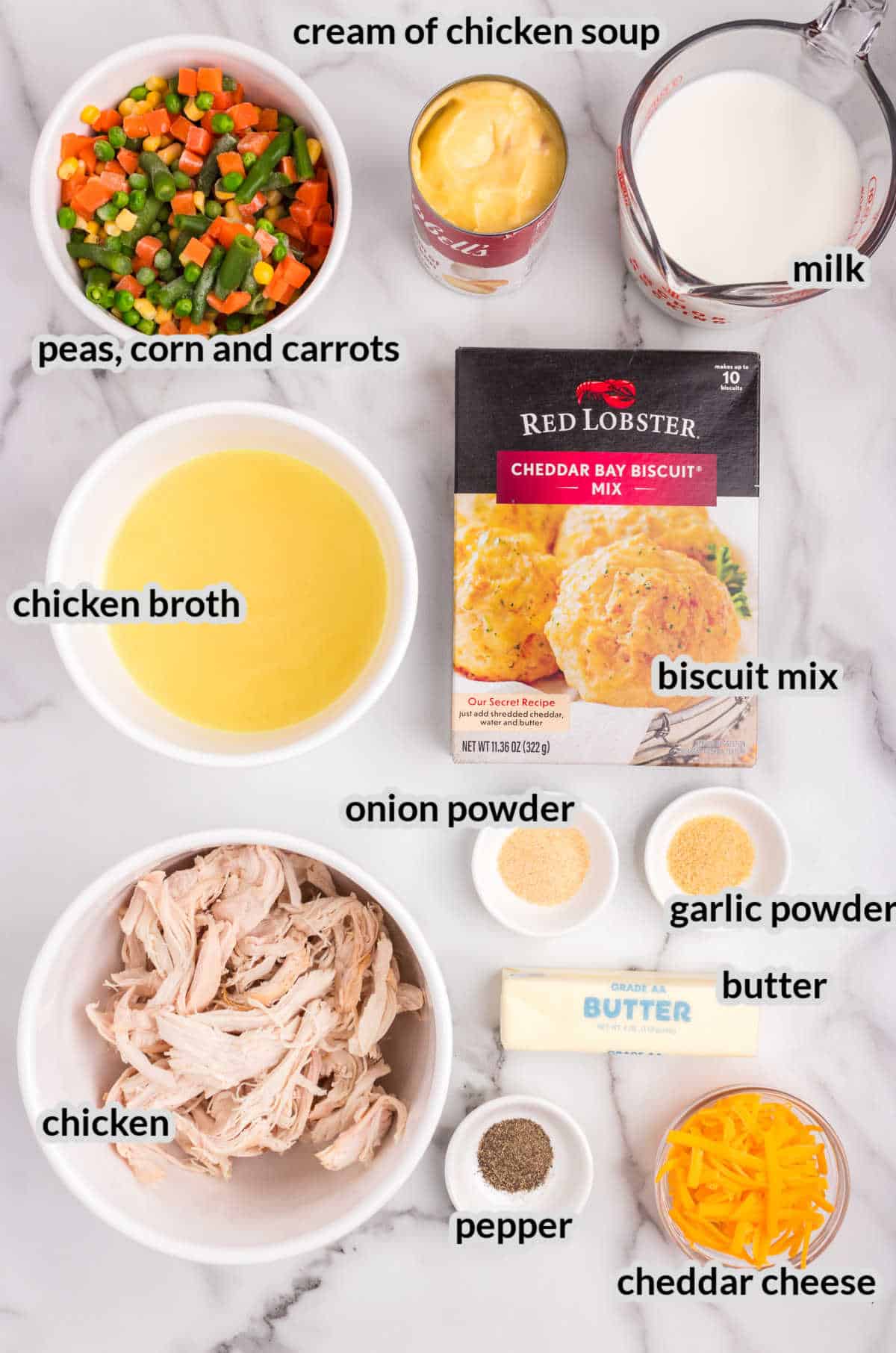Chicken Cobbler Ingredients