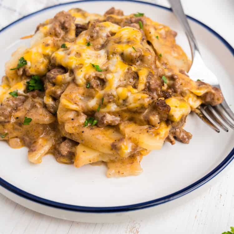 Ground Beef and Potato Casserole Square Image