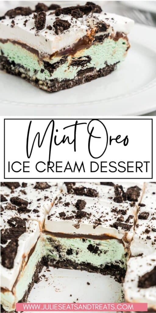 Mint Oreo Ice Cream Dessert JET Pinterest Image