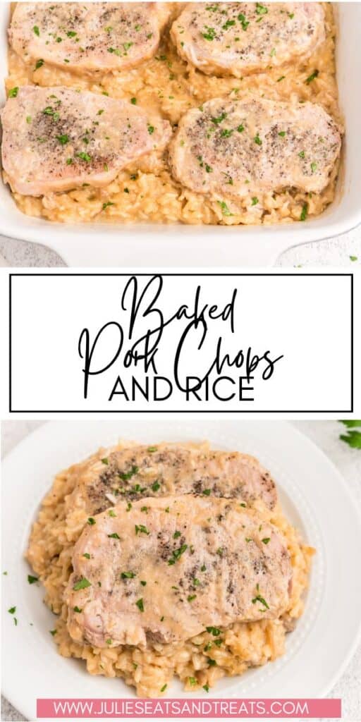 Baked Pork Chops and Rice JET Pinterest