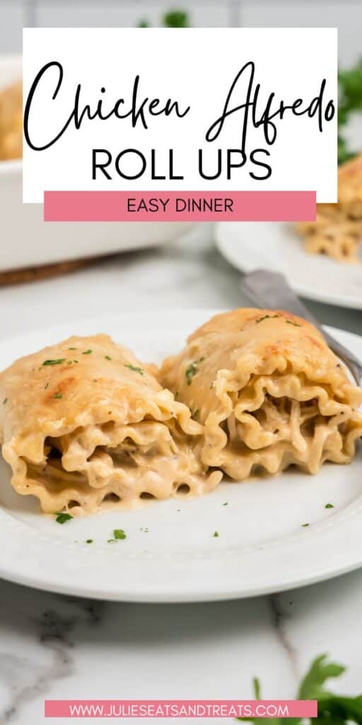 Chicken Alfredo Roll Ups JET Pin Image