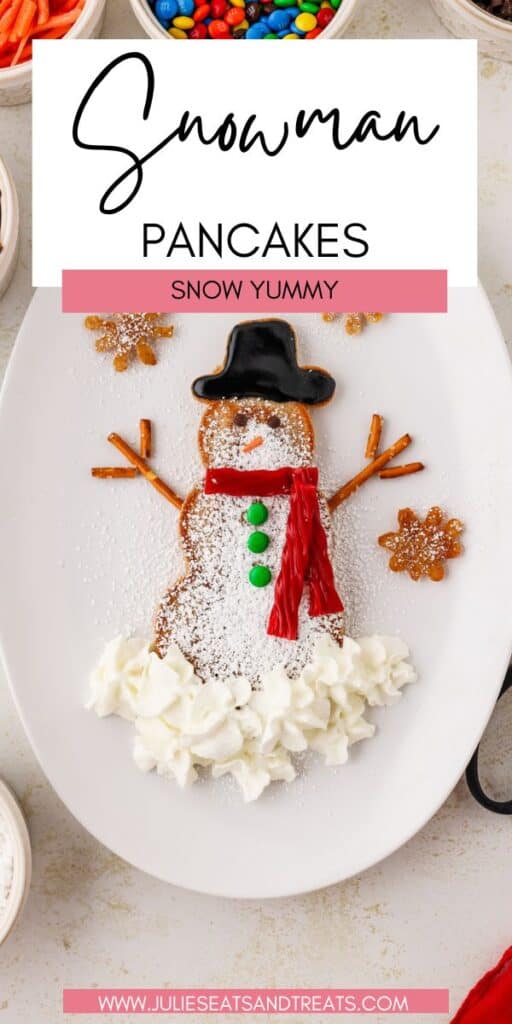 Snowman Pancakes JET Pin Image