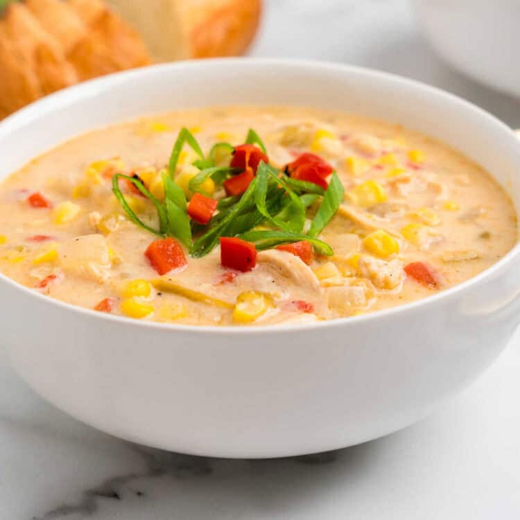 Chicken and Corn Chowder Square Image