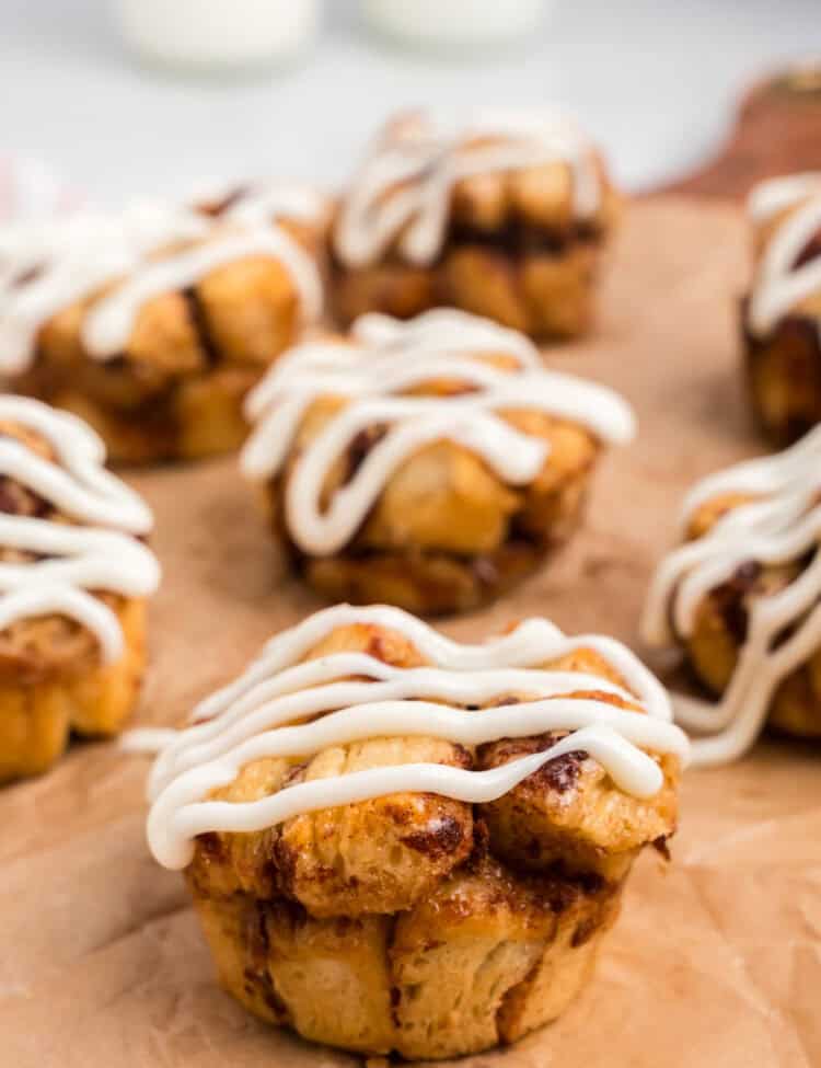 Cinnamon Roll Monkey Bread Muffins