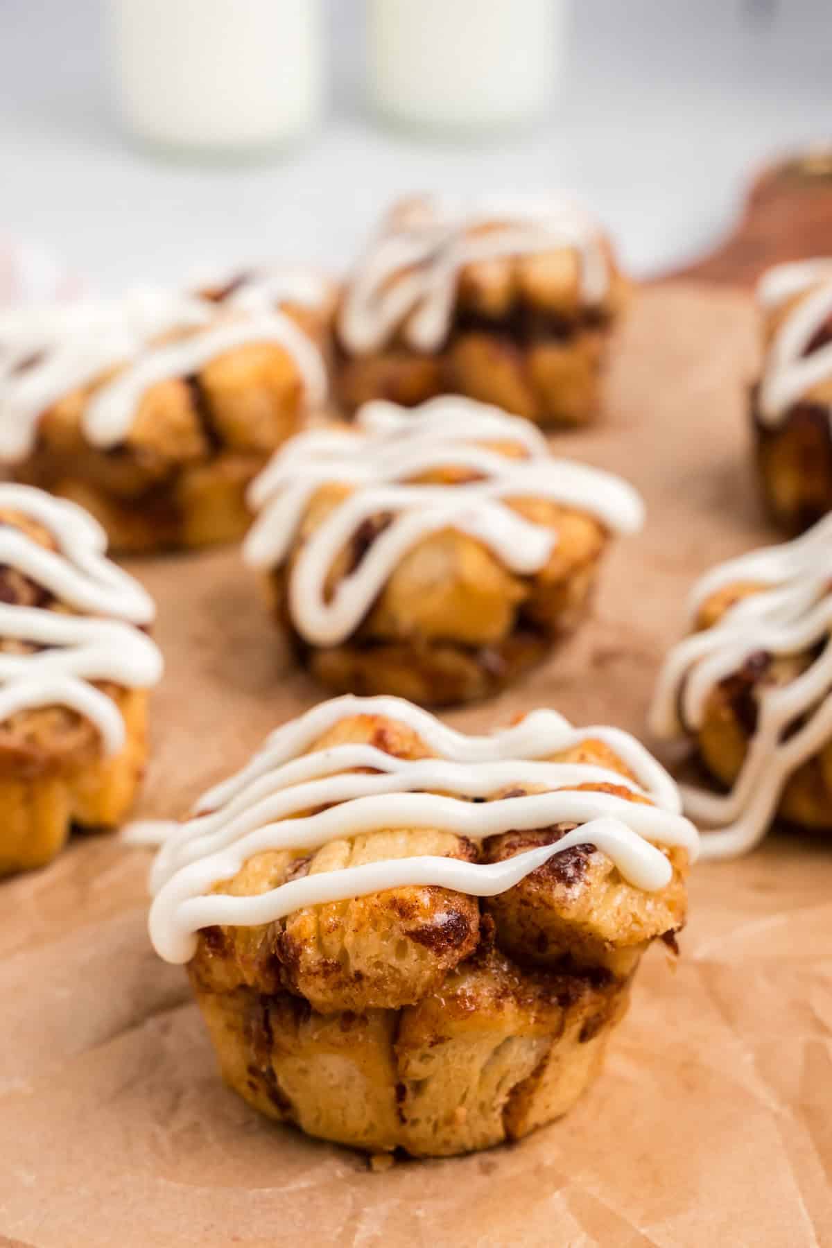 Cinnamon Roll Monkey Bread Muffins