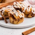 Cinnamon Roll Monkey Bread Muffins Square Image