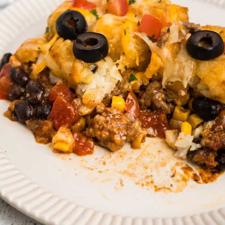 Mexican Tater Tot Casserole Square Image