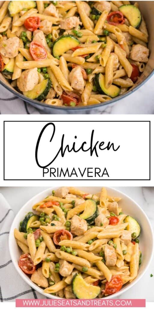 Chicken Primavera JET Pinterest Image