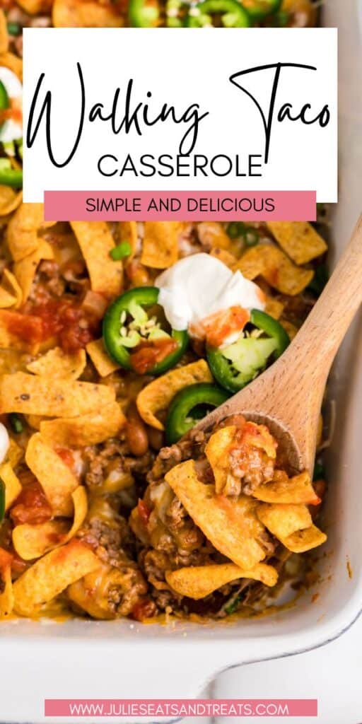 Walking Taco Casserole JET Pin Image