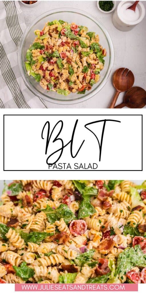 BLT Pasta Salad JET Pinterest Image