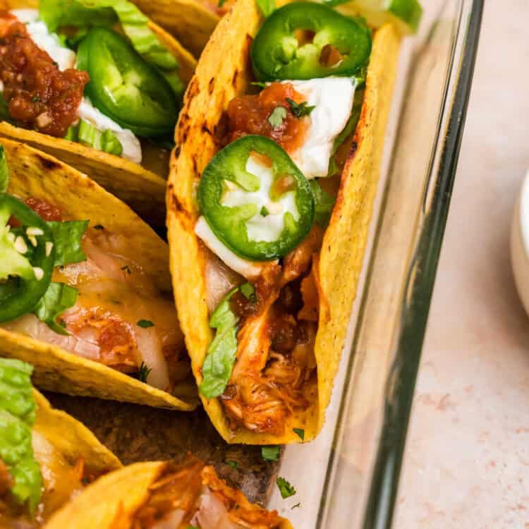 Baked Chicken Tacos Square Image