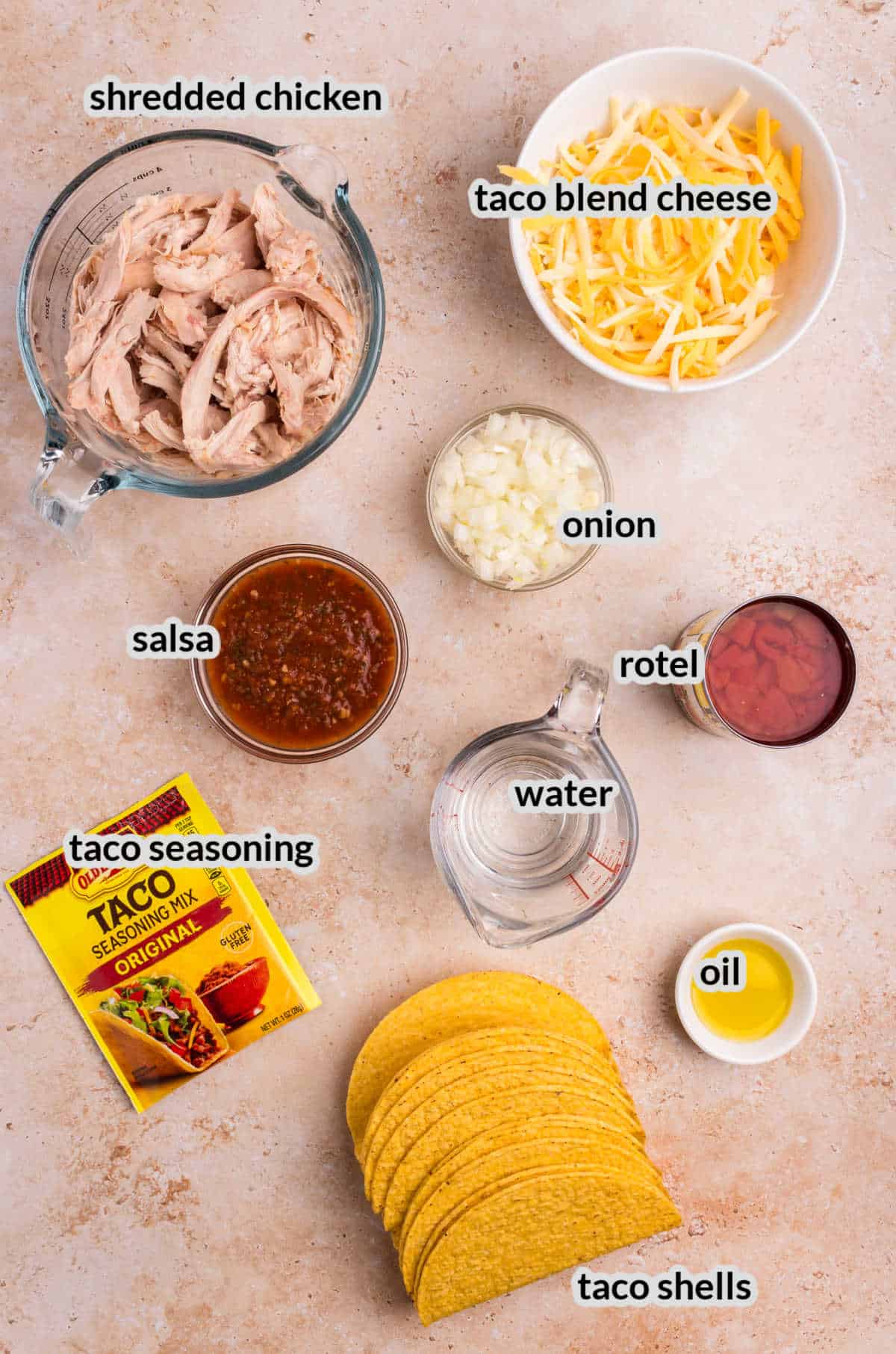Baked Chicken Tacos Supply Image