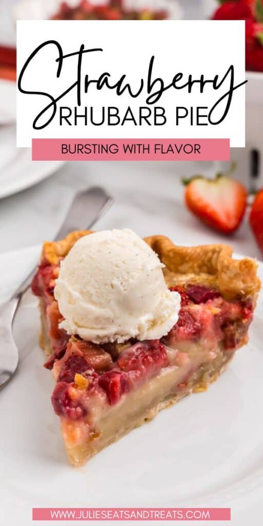 Strawberry Rhubarb Pie JET Pin