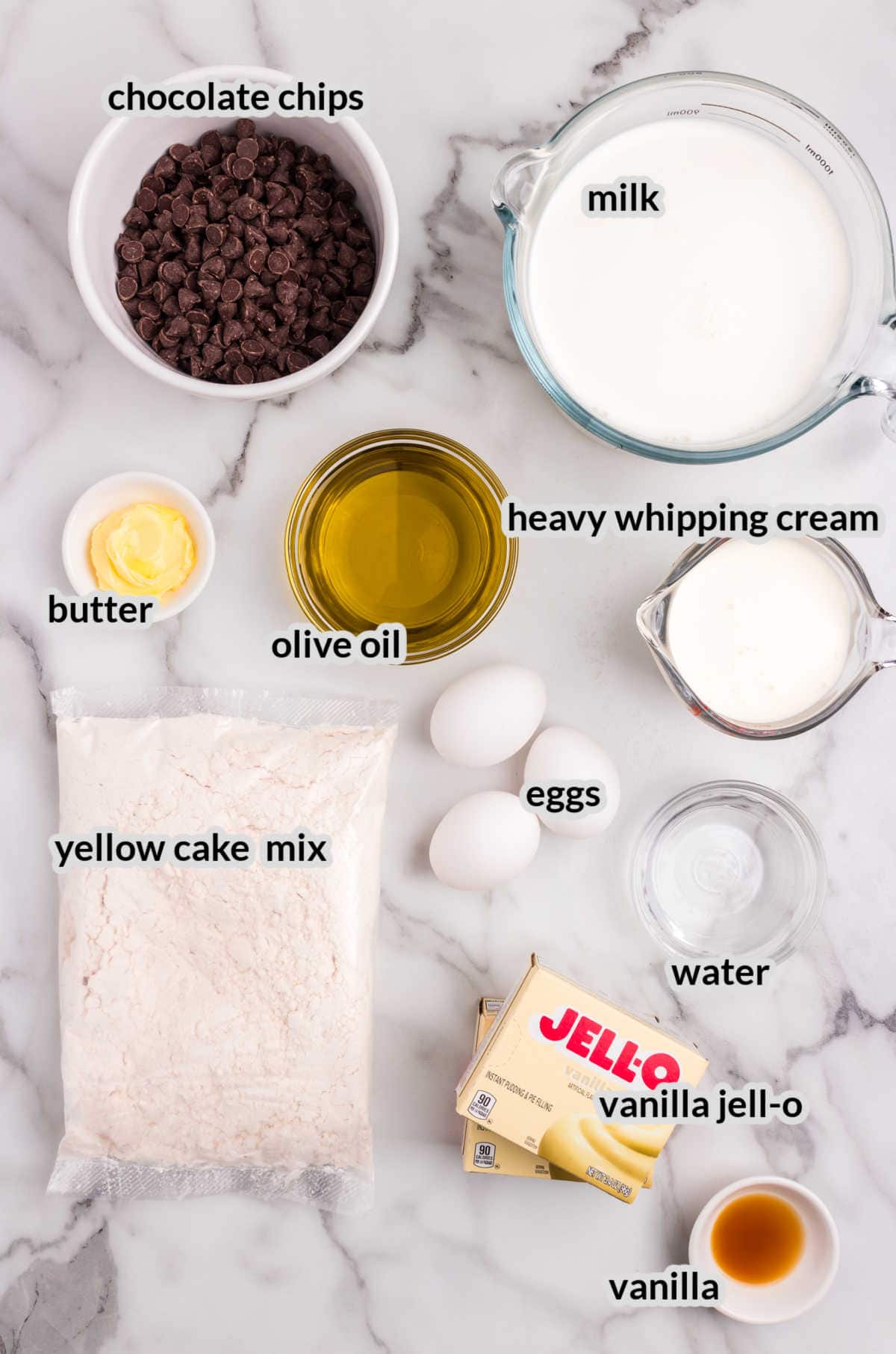 Boston Cream Poke Cake Supply Image