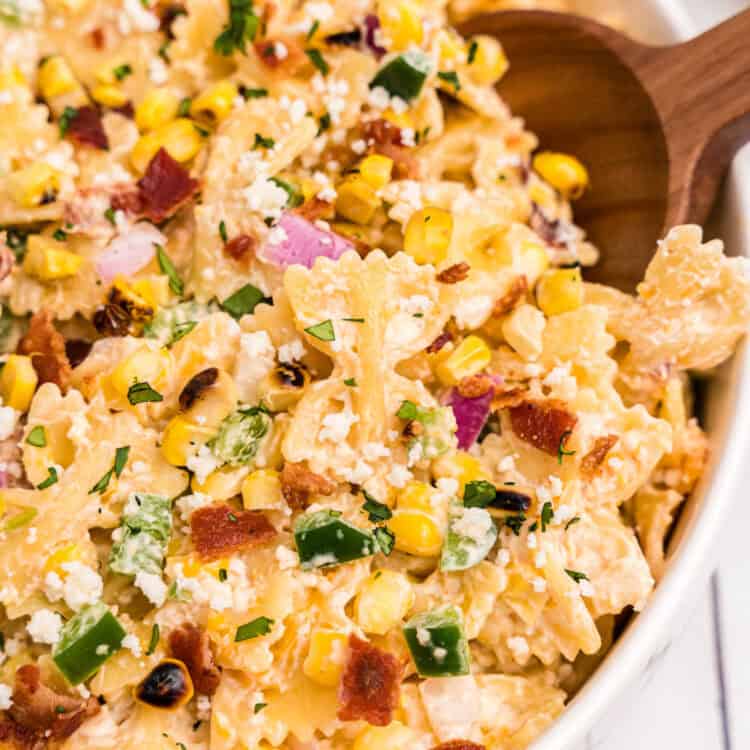 Mexican Street Corn Pasta Salad Square Image