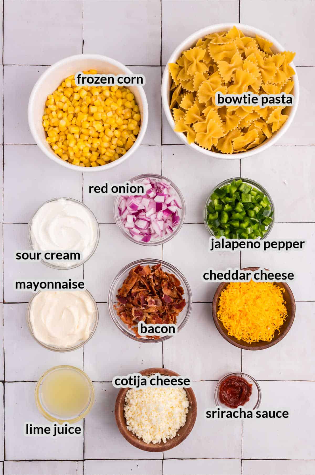Mexican Street Corn Pasta Salad Supply Image