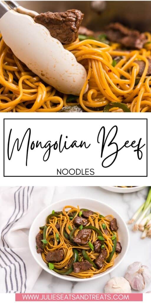 Mongolian Beef Noodles JET Pinterest Image
