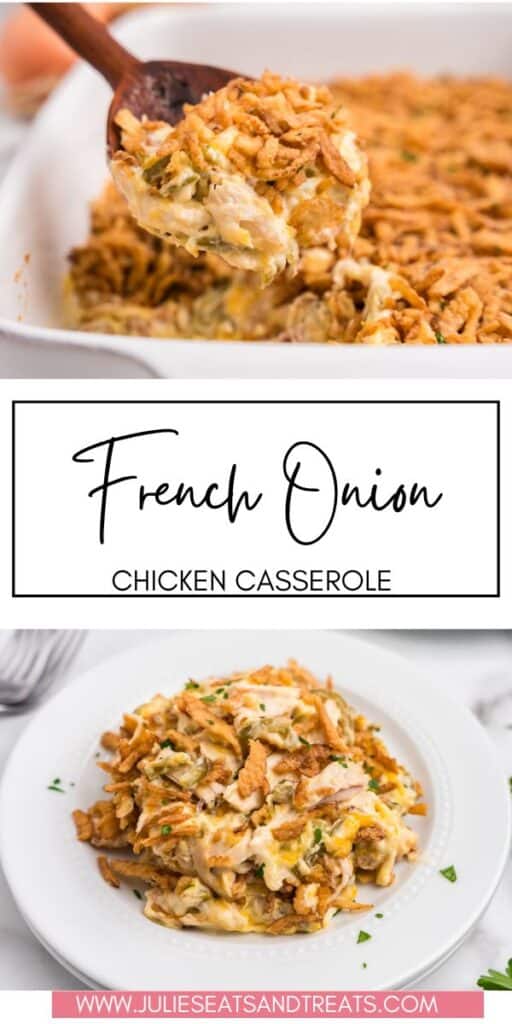 French Onion Chicken Casserole JET Pinterest Image