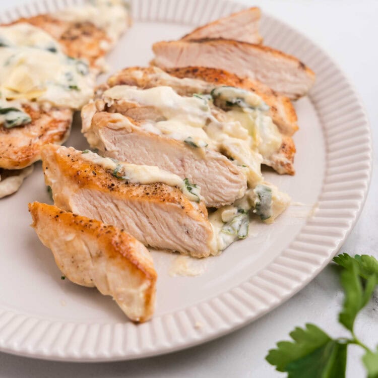 Spinach Artichoke Chicken Square Image
