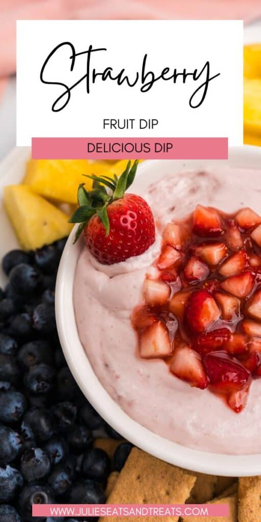 Strawberry Fruit Dip JET Pin Image