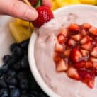 Strawberry Fruit Dip Square Image