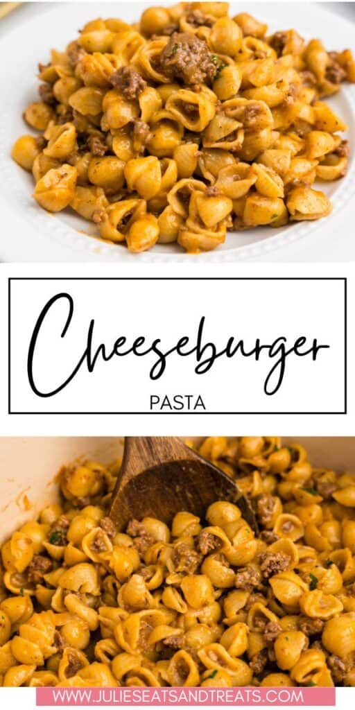 Cheeseburger Pasta JET Pinterest Image