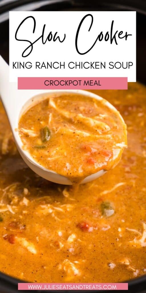Slow Cooker King Ranch Chicken Soup JET Pin Image
