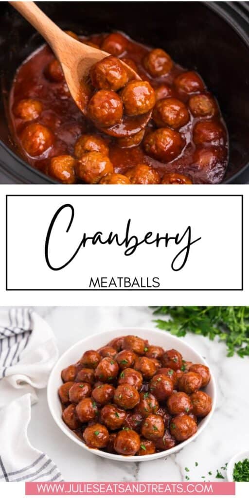Cranberry Meatballs JET Pin Image