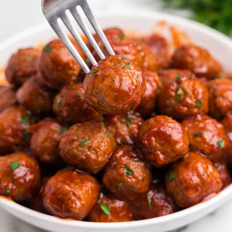 Cranberry Meatballs Square Image