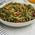 Crockpot Green Beans with Bacon Square Image