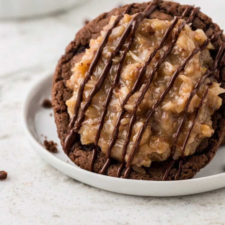 German Chocolate Cookies Square Image