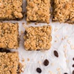 Sour Cream Raisin Bars Square Image